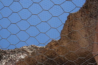 Close-up of chainlink fence