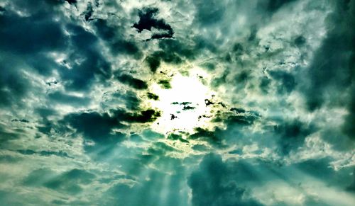 Low angle view of clouds in sky