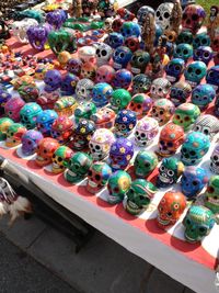 Full frame shot of multi colored objects