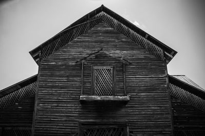 Low angle view of building against sky