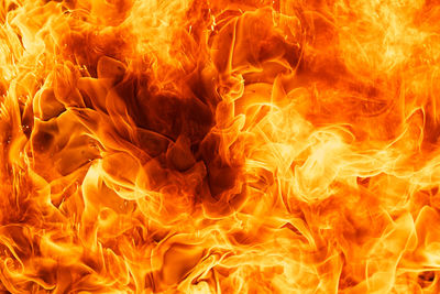 Close-up of fire