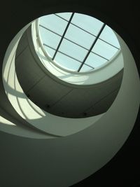 Low angle view of skylight