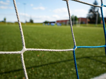 View of soccer field