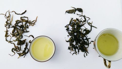 Oolong tea with green tea