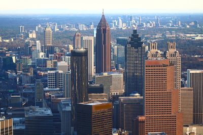 Aerial view of a city