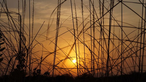Scenic view of sky at sunset