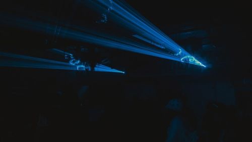 People in illuminated nightclub