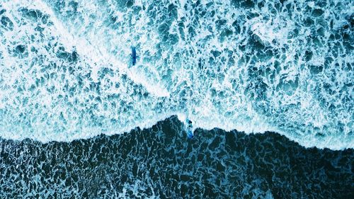 Full frame shot of sea waves