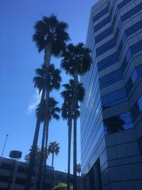 Low angle view of modern office building