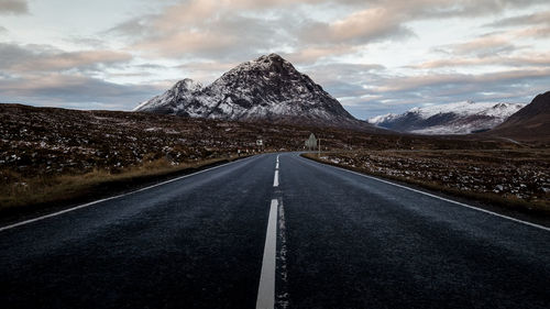 Highway against sky