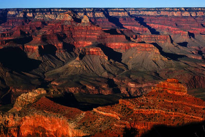 A view of the grand canyon south rim one of the seven wonders of the world.