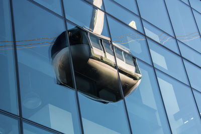 Low angle view of cables against the sky