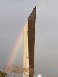 Low angle view of built structure against sky