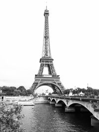 Eiffel tower with eiffel tower in background