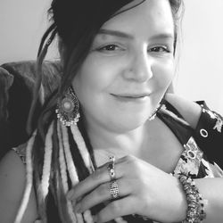 Portrait of woman smiling