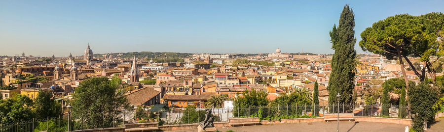 Ultra wide view of the ancient roman forum