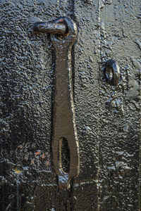 Close-up of rusty metal