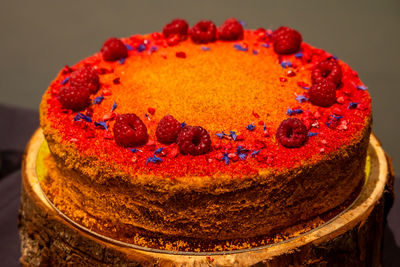 Close-up of cake