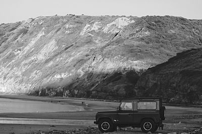 View of mountain road