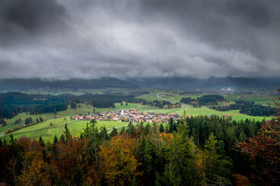 Scenic view of landscape against sky
