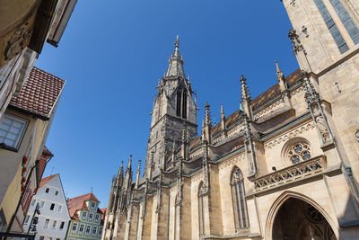 Low angle view of buildings against sky