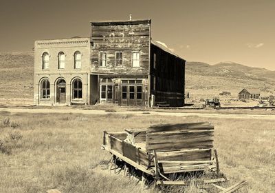 View of abandoned building