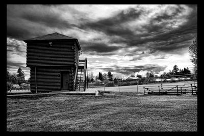 View of cloudy sky over landscape