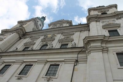 Low angle view of building against sky