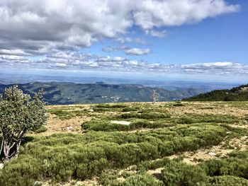 Scenic view of landscape against sky