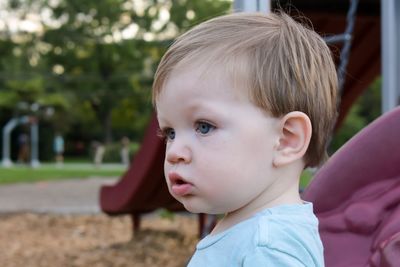 Close-up of boy