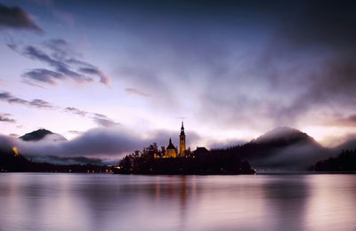 Sunrise at lake bled, slovenia ii