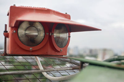 Close-up of decorative night lights 