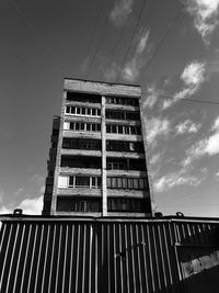 Low angle view of building against sky