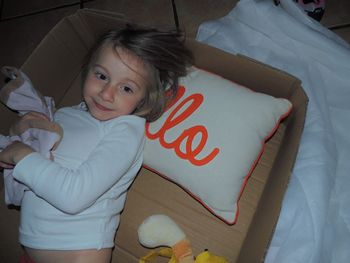 Portrait of smiling boy