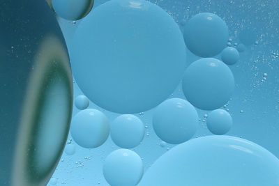 Full frame shot of wet balloons