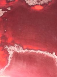 Full frame shot of snow covered land