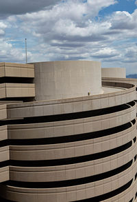 Low angle view of building against sky