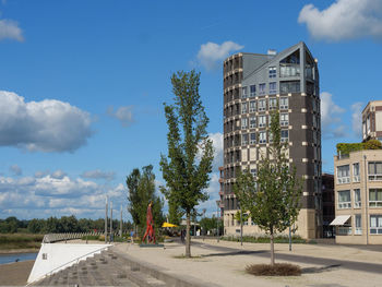 Doesburg at the river ijssel