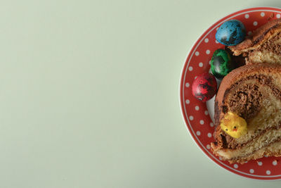 Close-up of food on table