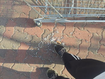 View of people in the dark