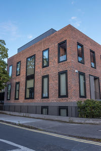 Low angle view of building against sky