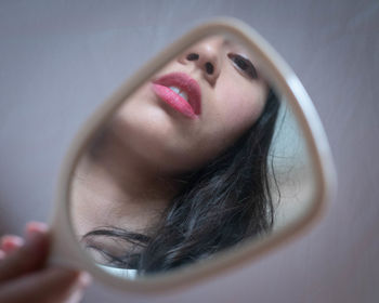 Portrait of a beautiful young woman