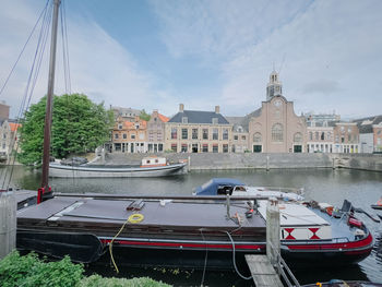 Boats in sea