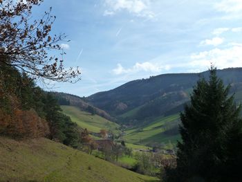 Scenic view of landscape against sky