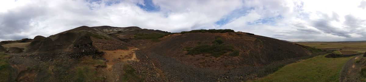 Panoramic view of landscape against sky