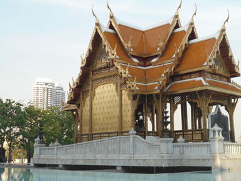 Temple against sky