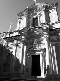 Low angle view of historical building