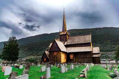 Traditional building against sky