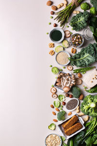 Directly above shot of food on table