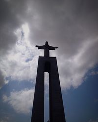 Low angle view of church against sky